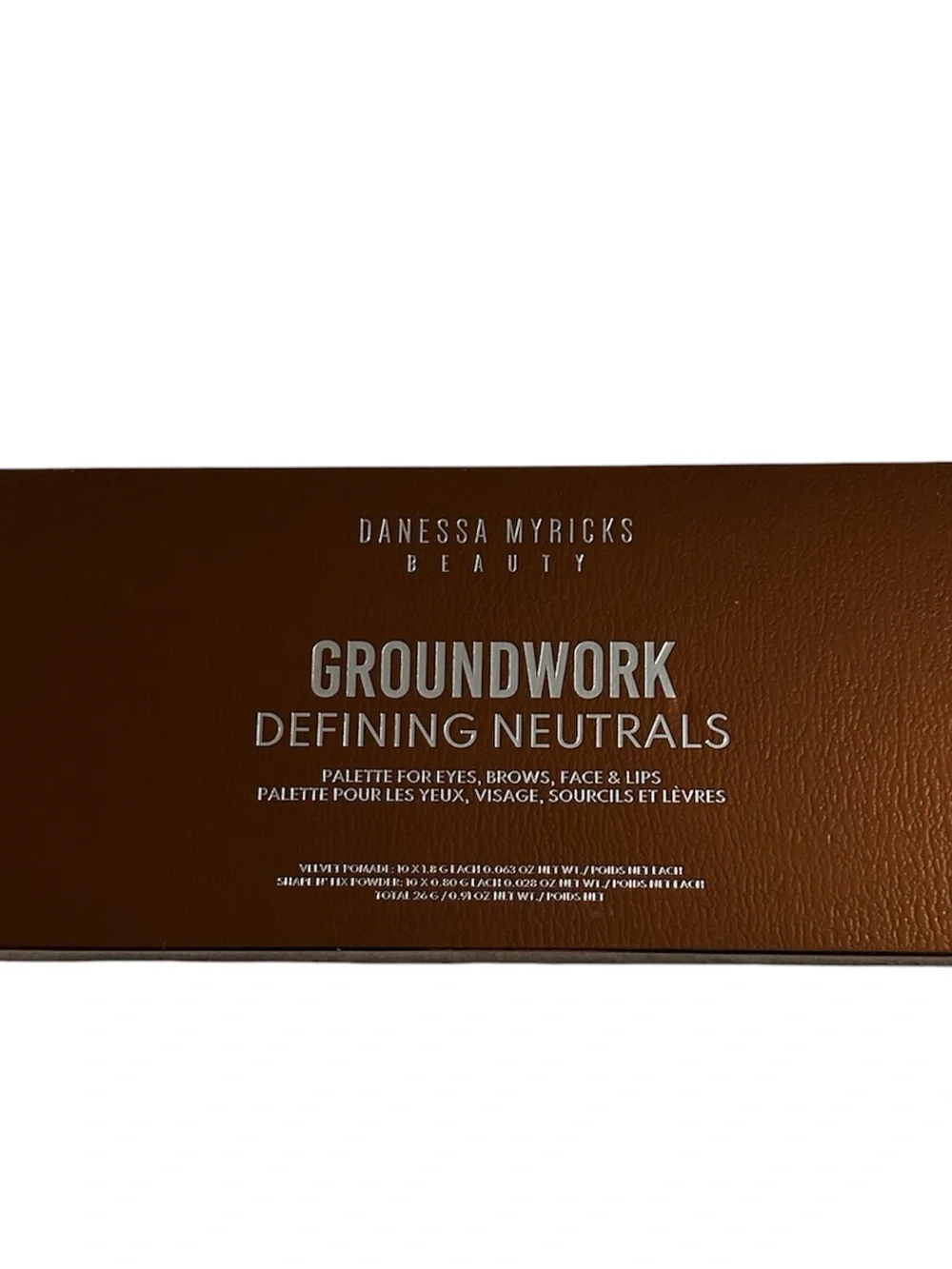 Danessa Myricks Groundwork Palette Defining Neutrals Face & Eye Makeup NWT